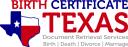 Birth Certificate Texas logo